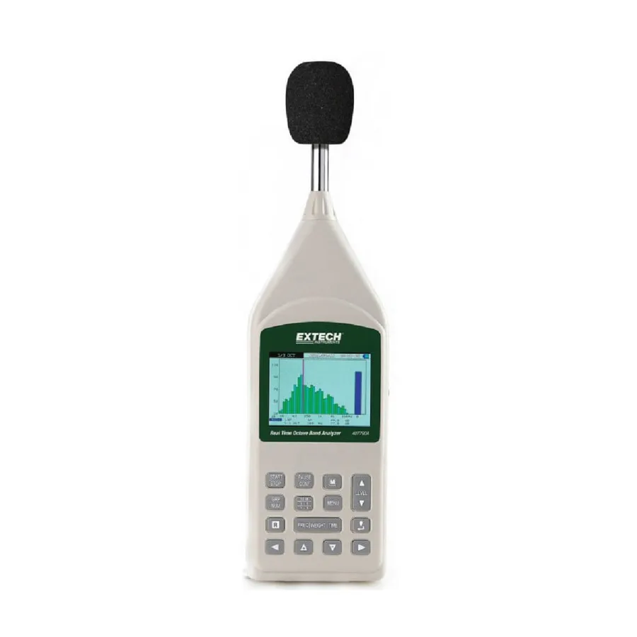Analisador de Banda de Oitava em Tempo Real Extech 407790A