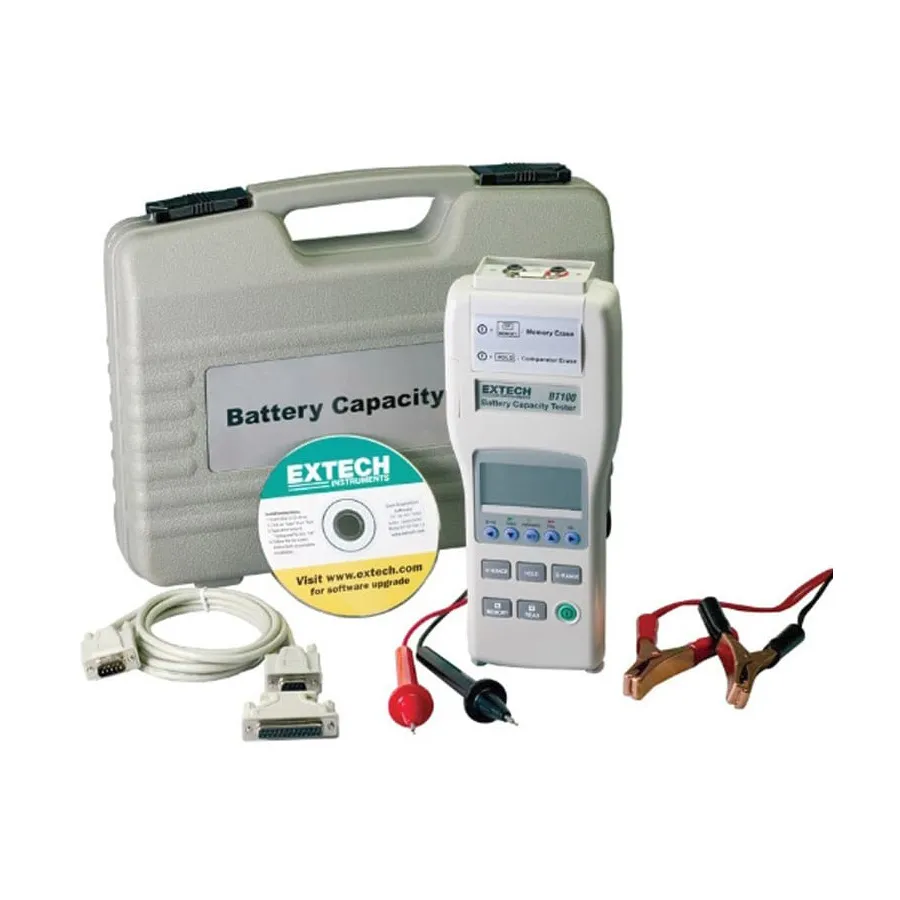 Testador de Capacidade de Bateria Extech BT100