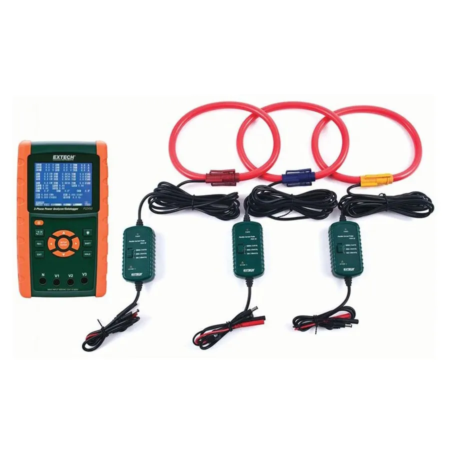 Extech PQ3450-30-NIST Analisador de Potência com Registro de Dados