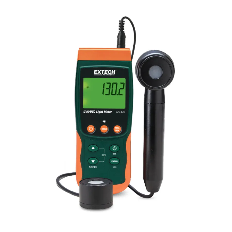 Registrador de Dados Medidor de Luz UVA/UVC Extech SDL470-NIST