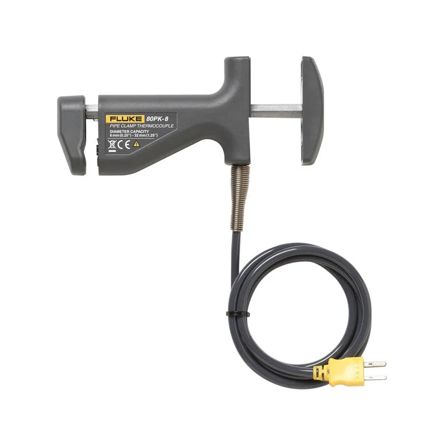 Sonda de Temperatura com Braçadeira para Tubo Fluke 80PK-8 Tipo K