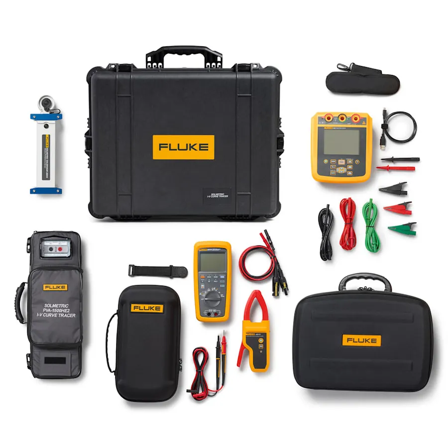 Kit de Análise Fotovoltaica Fluke FLK-PVA-1537-283/PV