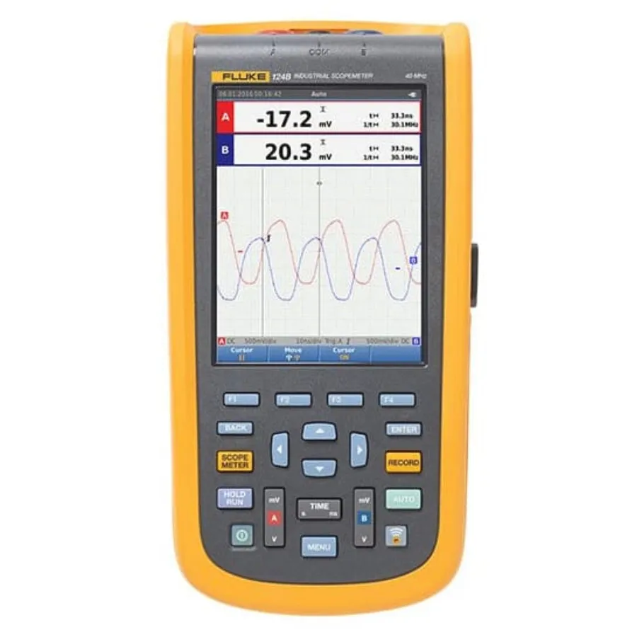 Osciloscópio Industrial Portátil Fluke FLUKE-124B/NA/S