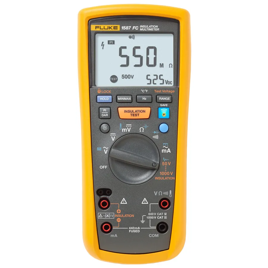 Fluke FLUKE-1587 FC Multímetro de Isolamento