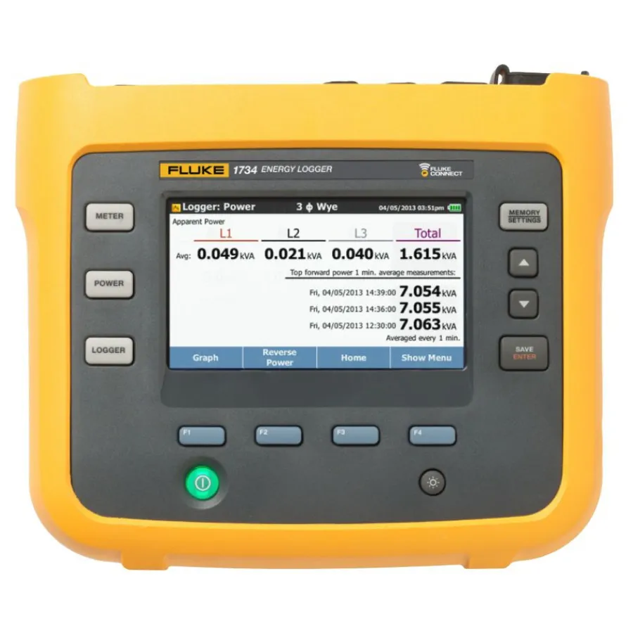 Registrador de Energia Fluke 1734/EUS