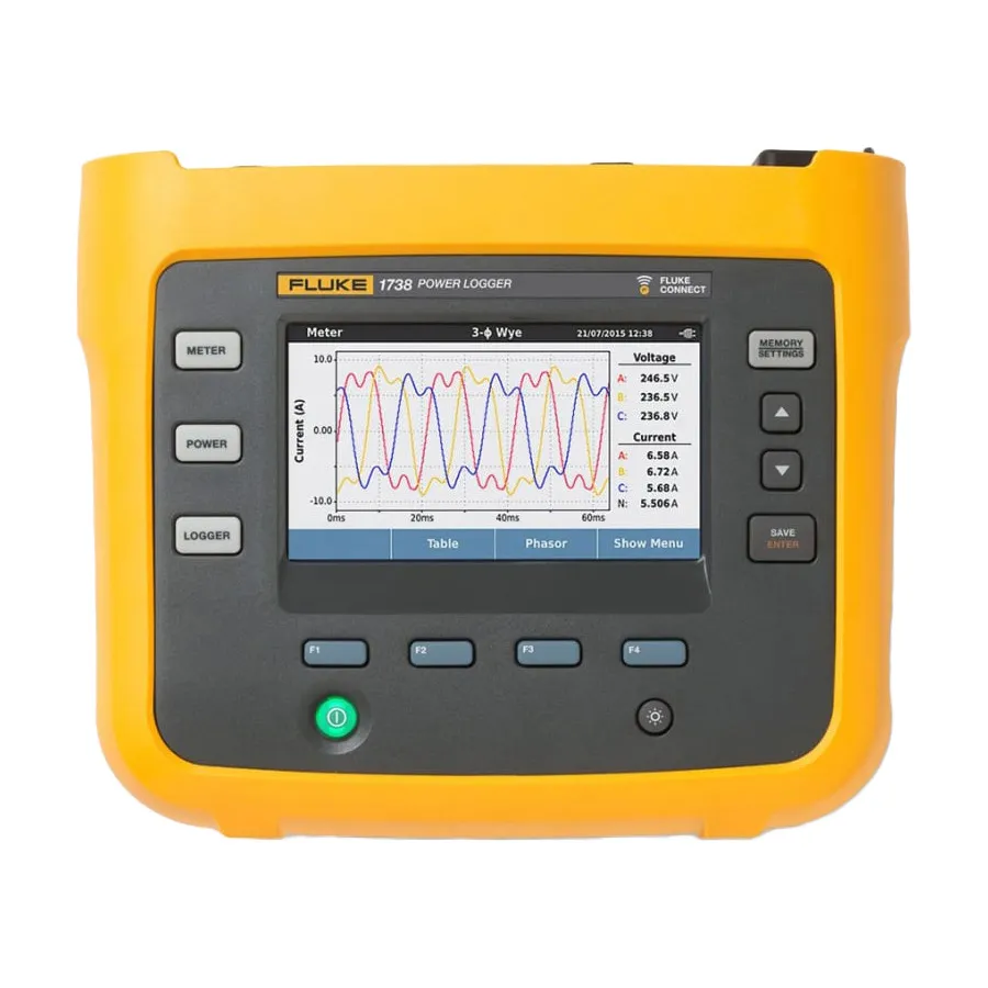 Registrador de Potência Trifásico Fluke FLUKE-1738/B