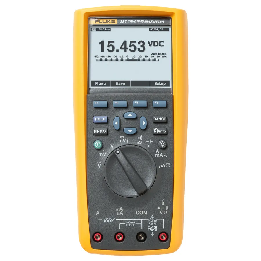 Multímetro de Registro Fluke FLUKE-287 CAL True-RMS com TrendCapture