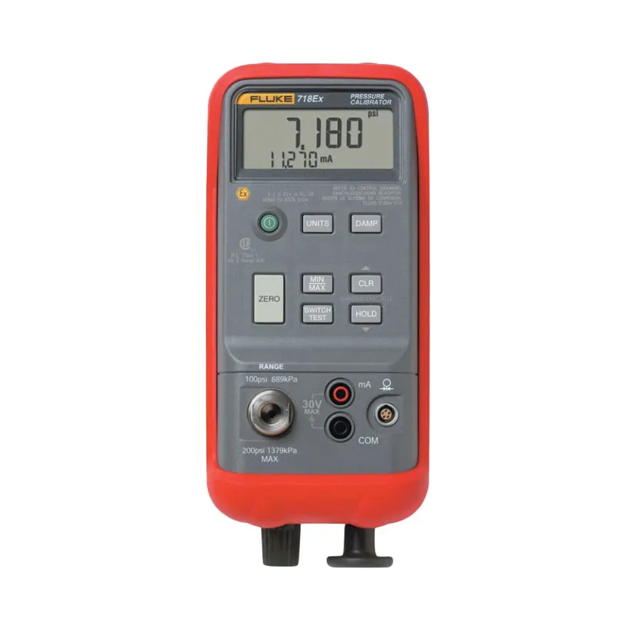Calibrador de Pressão Intrinsecamente Seguro Fluke FLUKE-718EX 100