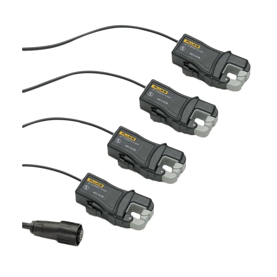Conjunto de Pinça de Corrente Mínima Fluke I20/200A-PQ4 para 4 Fases