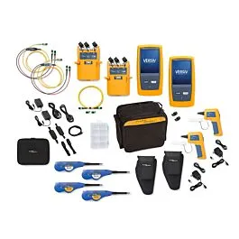 Fluke Networks CFM-100SI Kit de Certificação OLTS Single-Mode CertiFiber Max com Câmeras de Inspeção