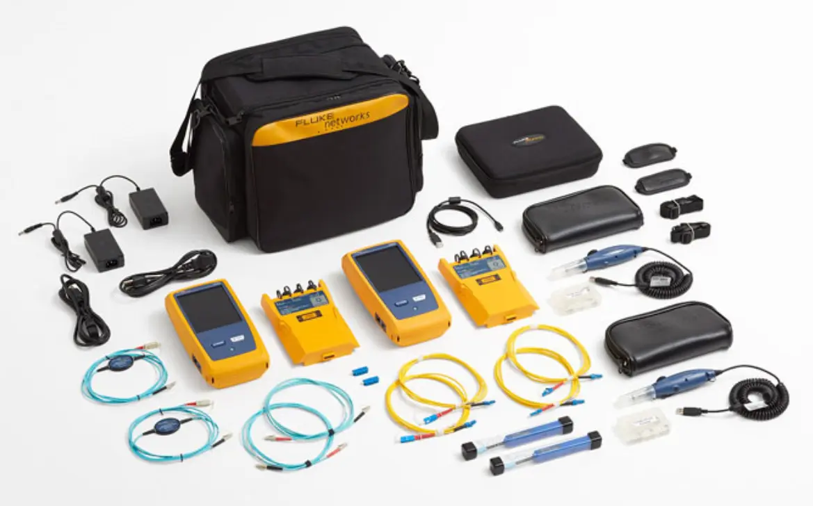 Kit de Certificação de Fibra Duplo Fluke Networks CFP-100-QI CertiFiber Pro Quad OLTS