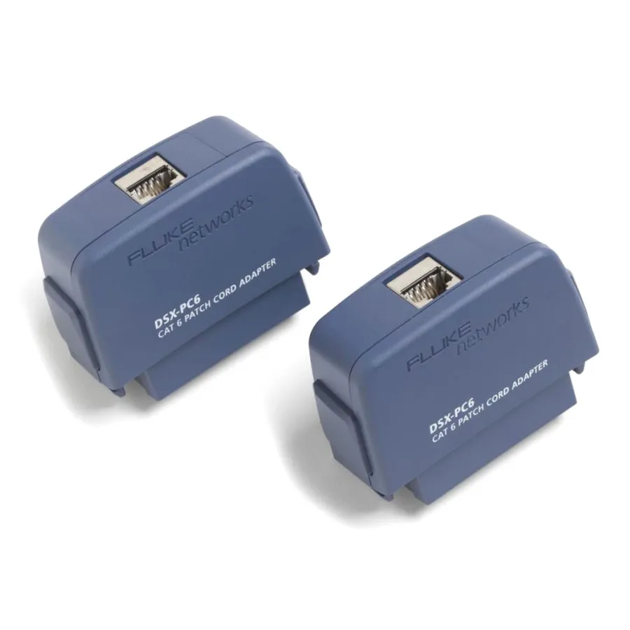 Fluke Networks DSX-PC6S Conjunto de Adaptadores de Cordão de Patch Cat 6