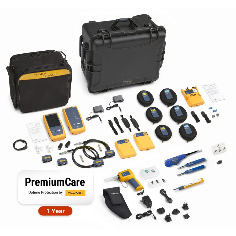 Analisador de Cabos e Fibra Fluke Networks DSX2-8000OI/GLD Versiv