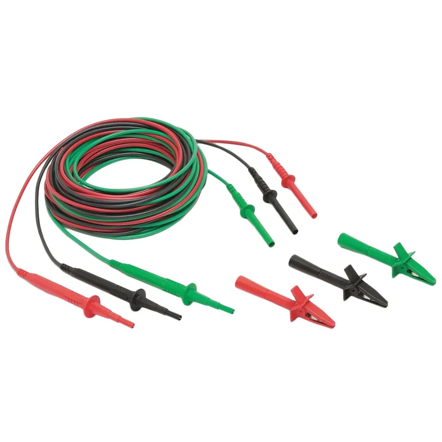 Conjunto de Cabos de Teste Fluke TL1550B com Grampos de Jacaré