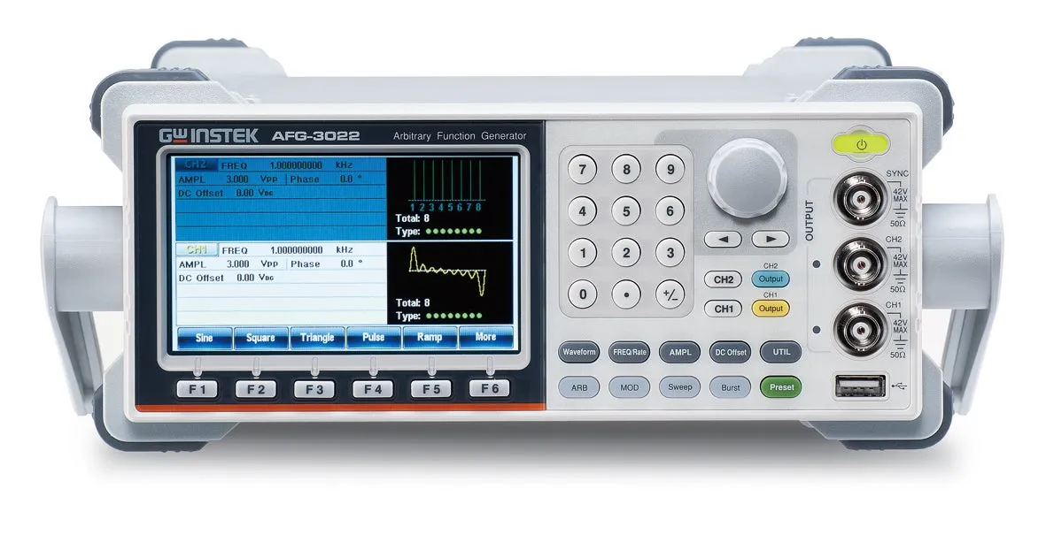 Gerador de Funções Dual Channel GW Instek AFG-3032