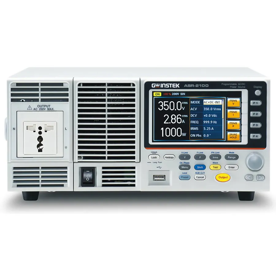 Fonte de Alimentação Programável AC/DC GW Instek ASR-2050 GPIB