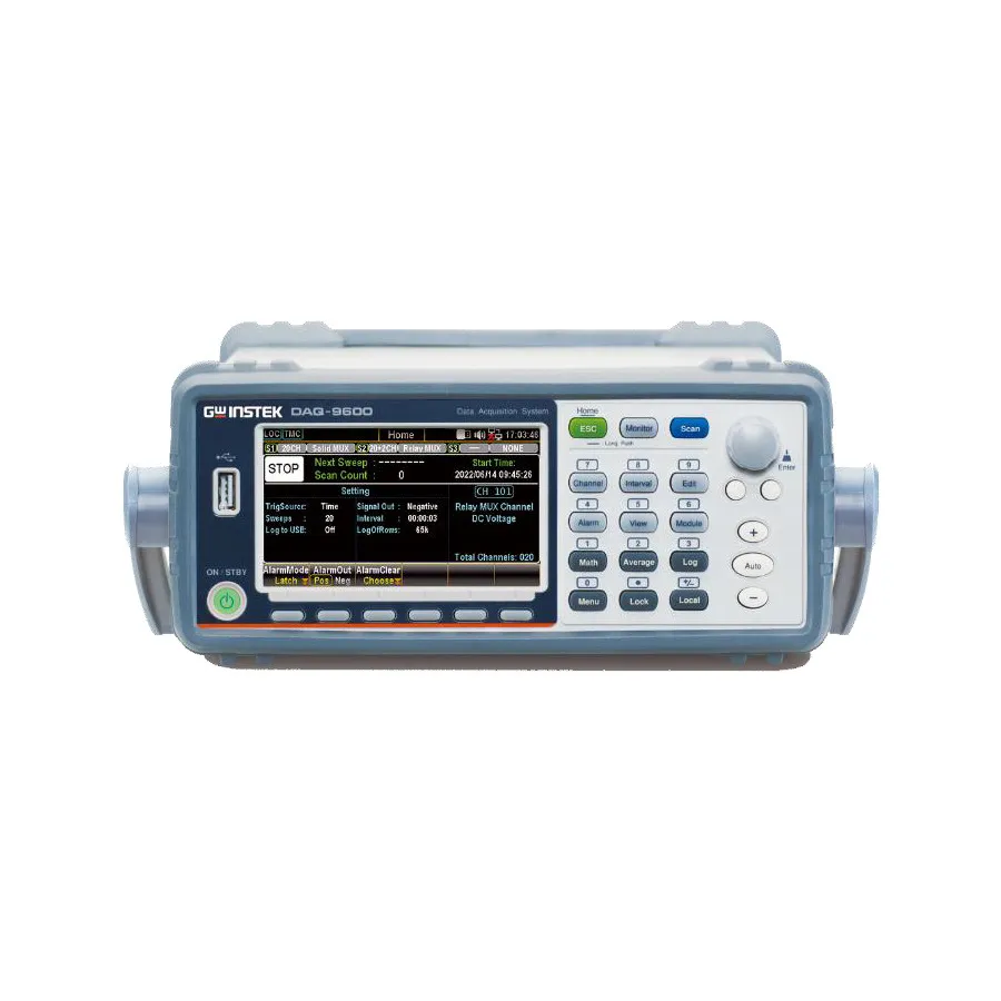 Chassis do Sistema de Aquisição de Dados GW Instek DAQ-9600G