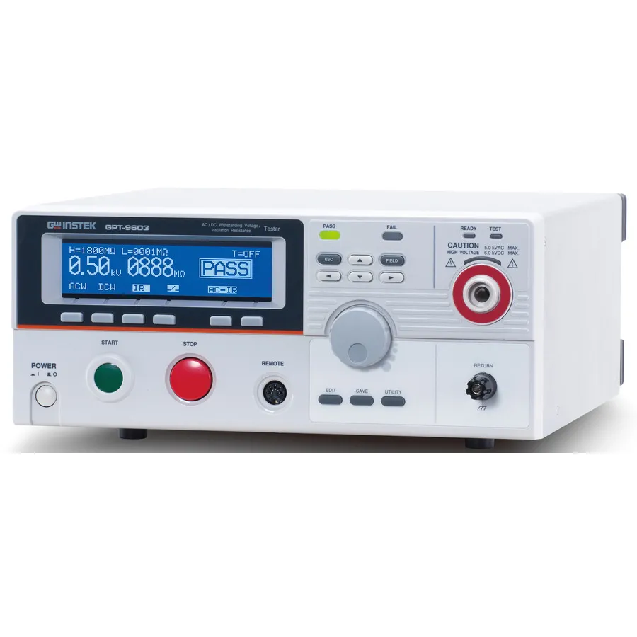 Testador de Tensão de Resistência AC/DC GW Instek GPT-9602