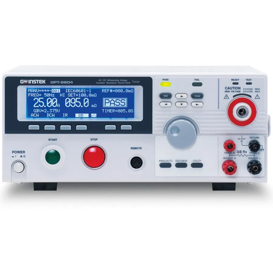 GW Instek GPT-9802 Testador de Segurança Elétrica