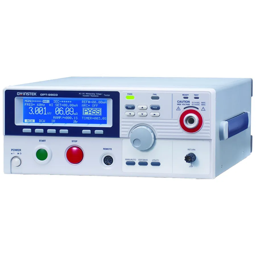 GW Instek GPT-9803 Testador de Segurança Elétrica