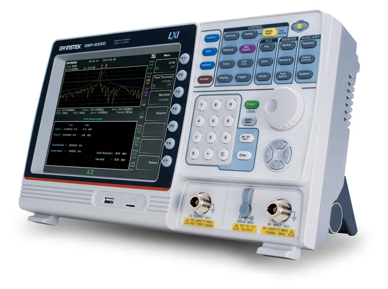 GW Instek GSP-9330TG Analisador de Espectro com Gerador de Rastreamento