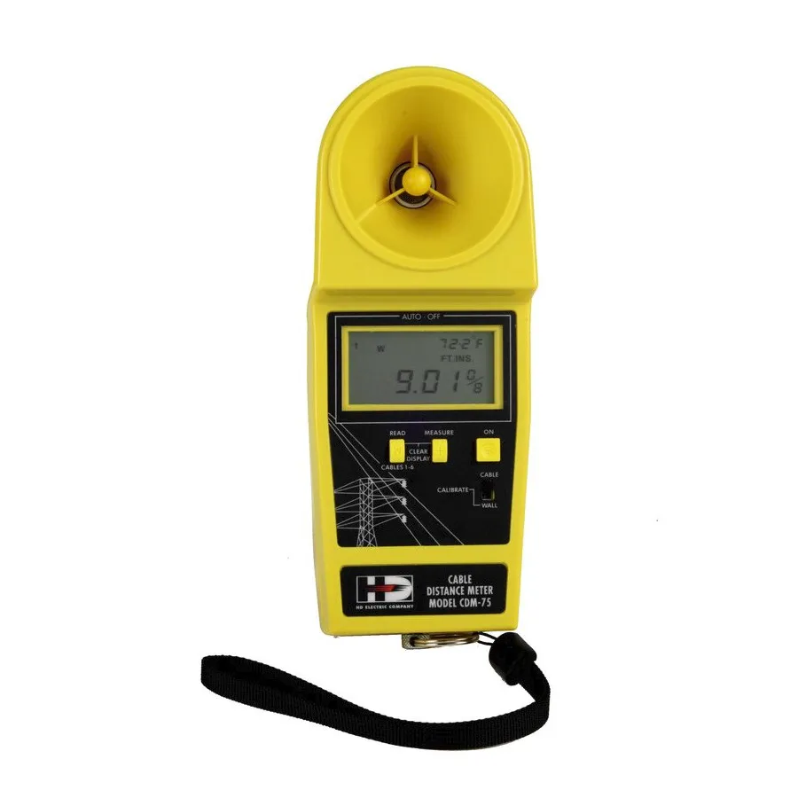 Medidor de Distância de Cabos Ultrassônico HDE CDM-75