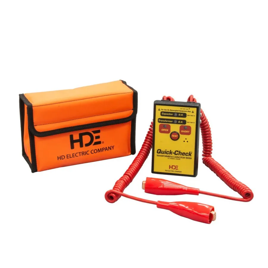 Testador de Transformador e Capacitor HDE QC-MAN-M