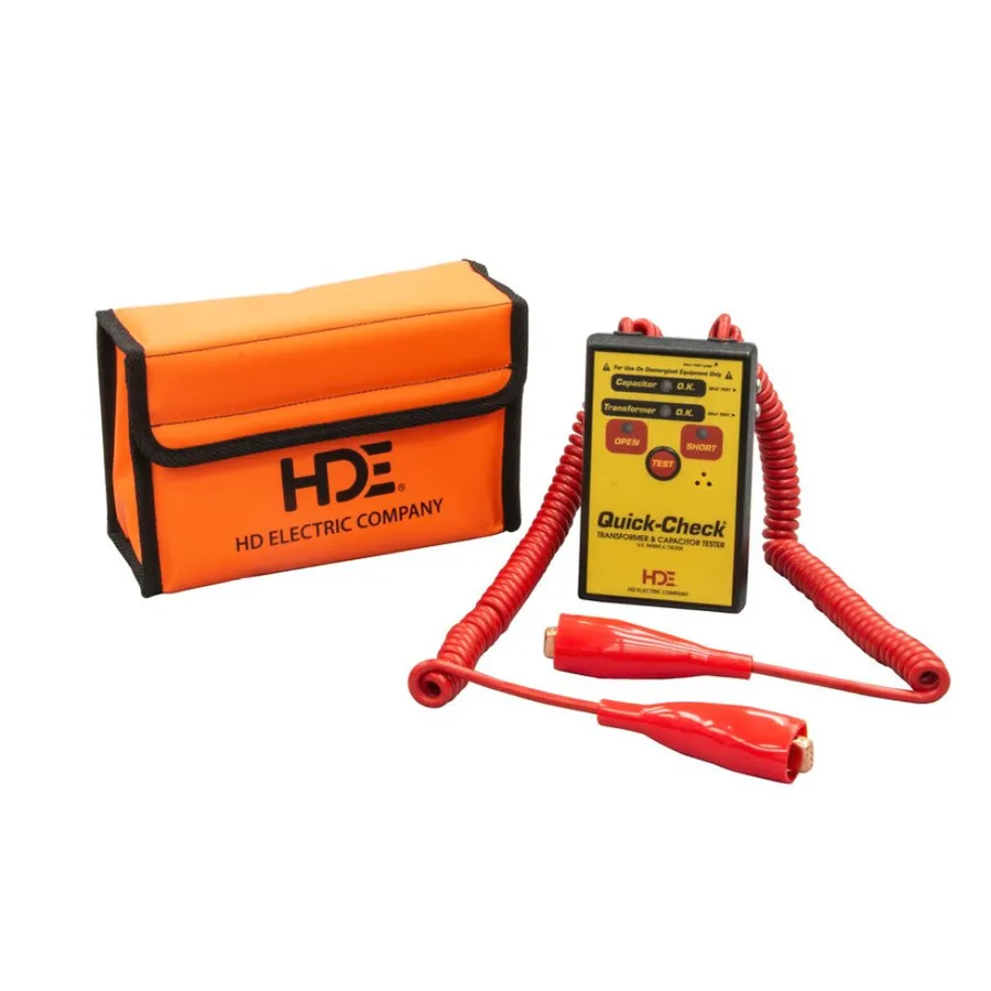 Testador de Transformador e Capacitor HDE QC-MAN-N