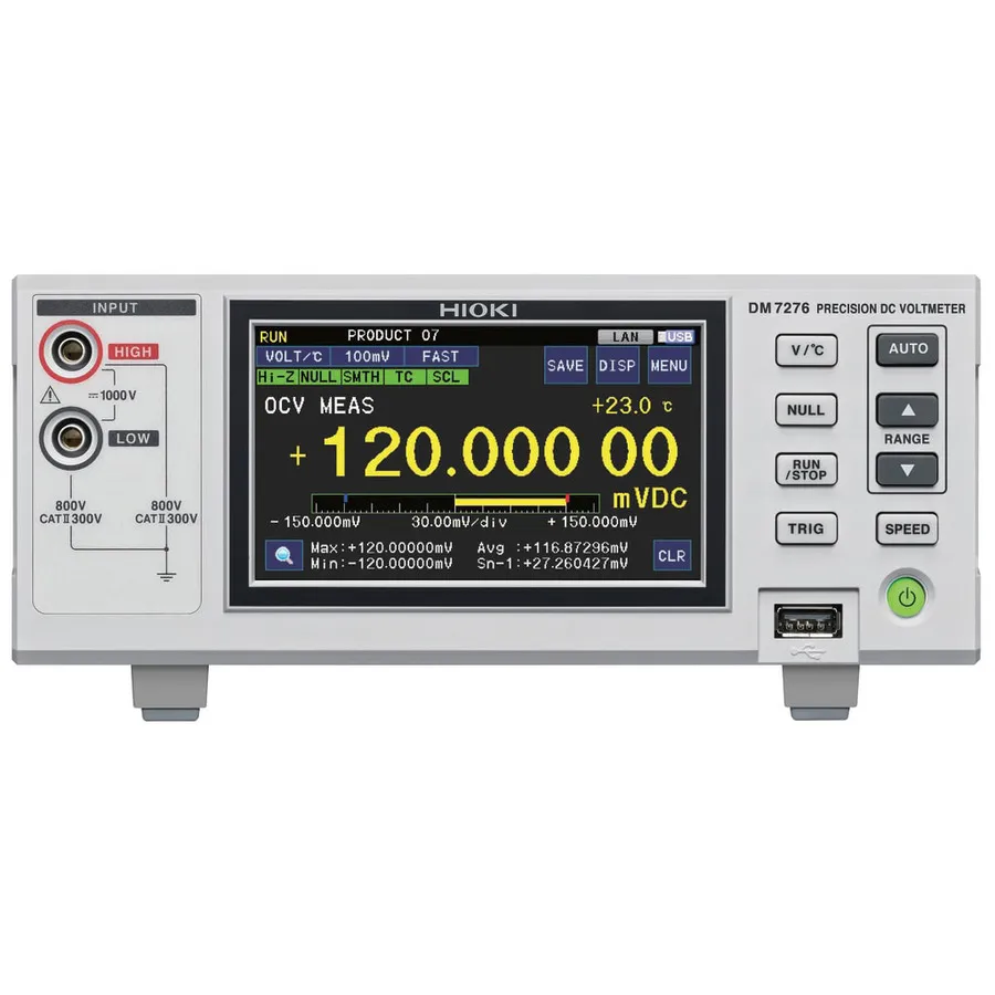 Voltímetro CC de Precisão Hioki DM7276-01