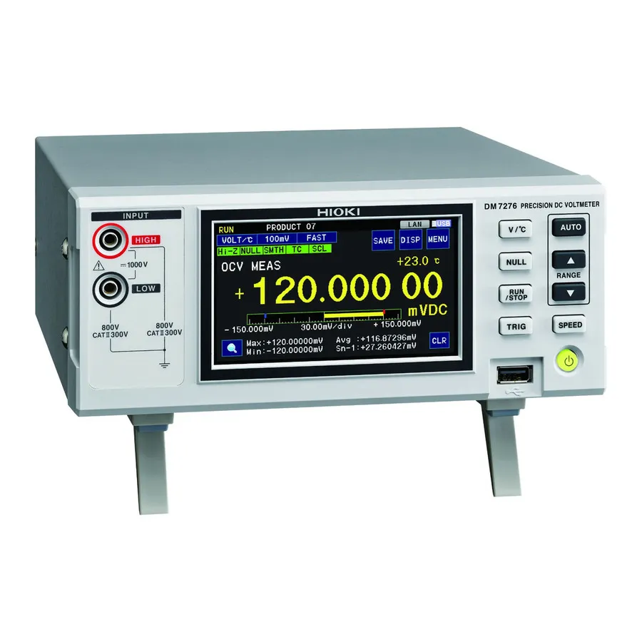 Voltímetro CC de Precisão Hioki DM7276-03