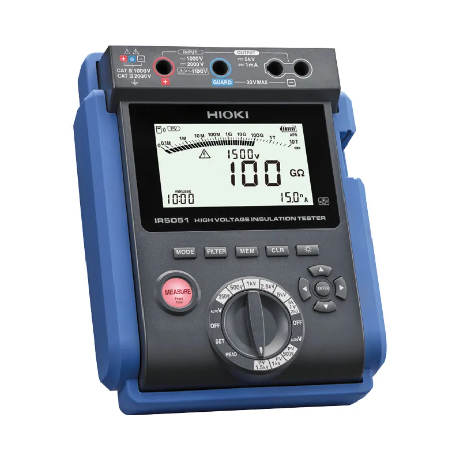 Testador de Isolamento em Alta Tensão Hioki IR5051