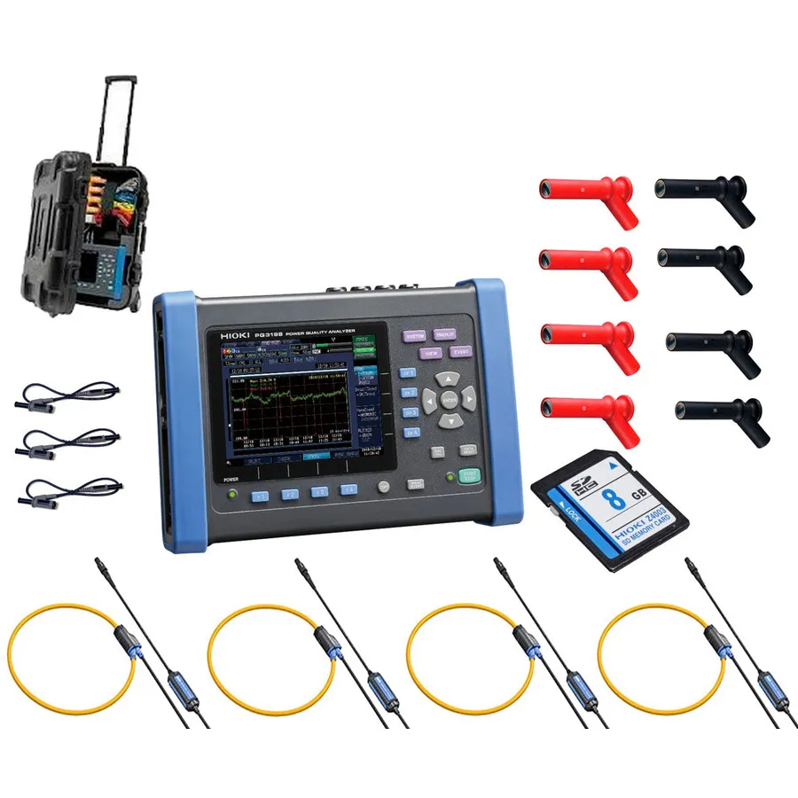 Hioki PQ3198/6000 KIT Kit Analisador de Qualidade de Energia