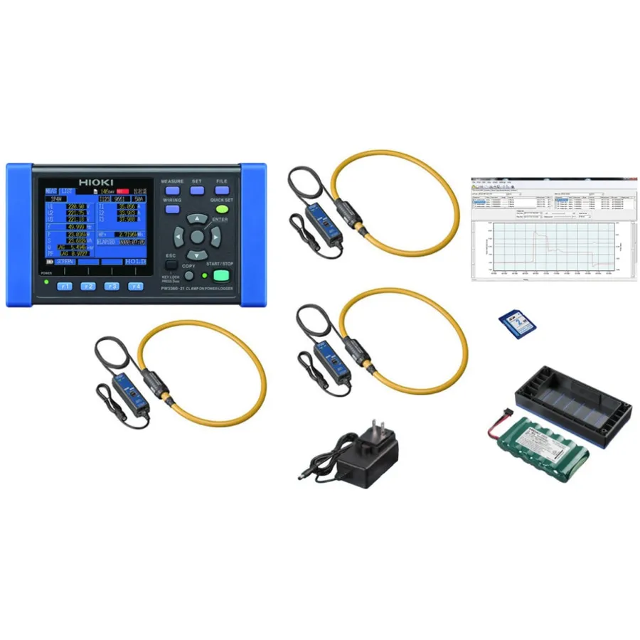 Analisador de Potência Hioki PW3360-21/5000PRO-4IN