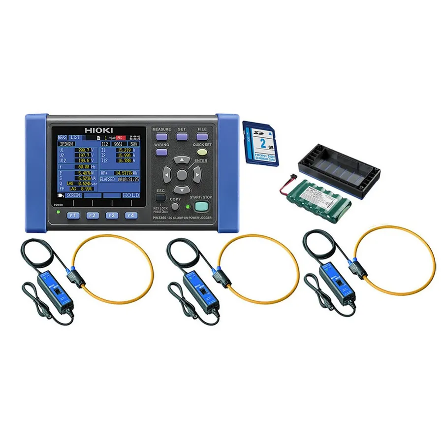 Kit Logger de Potência Hioki PW3365-20/5000Pro