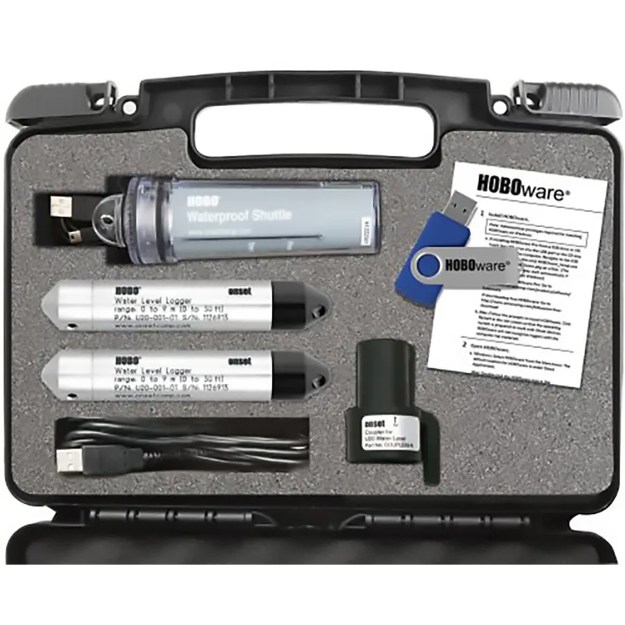 Kit HOBO da Onset KIT-D-U20-02 Registrador de Dados de Nível de Água