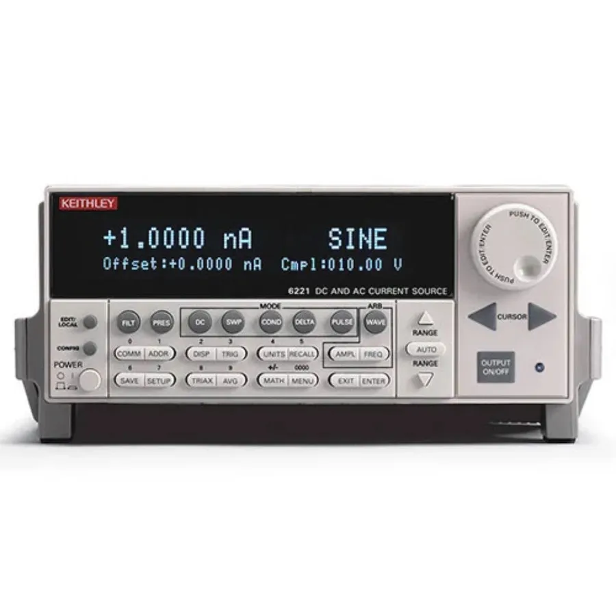Fonte de Corrente CA e CC Keithley 6221 de Baixo Ruído e Precisão