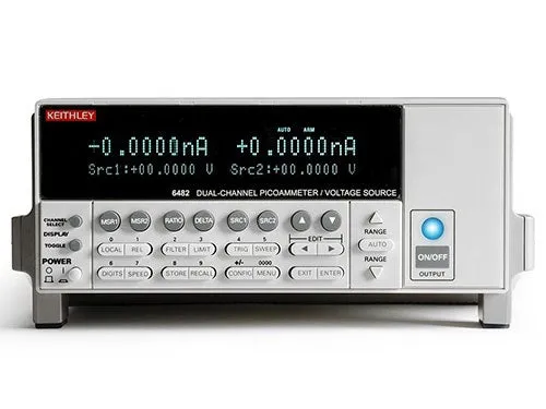 Keithley 6482 Picoamperímetro Dual-Channel com Fonte de Tensão