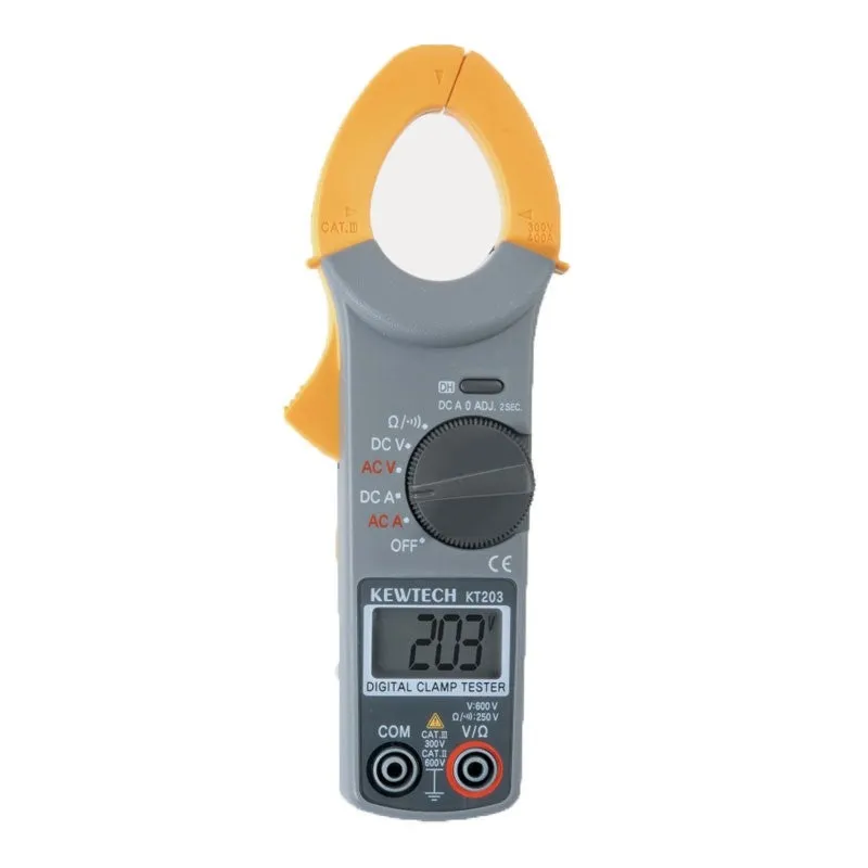 Amperímetro Kewtech KT203 AC/DC