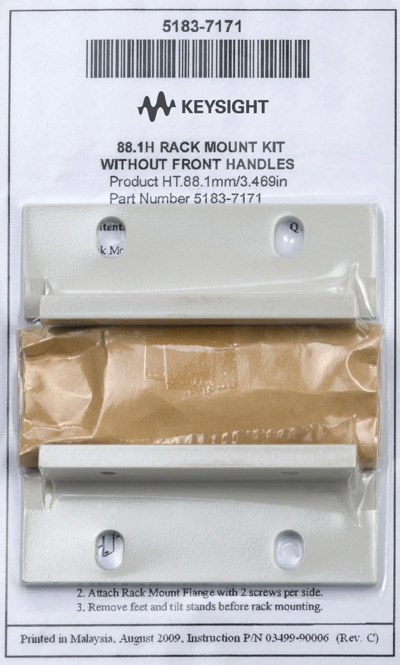Kit de Flange para Montagem em Rack Keysight 1CM029A