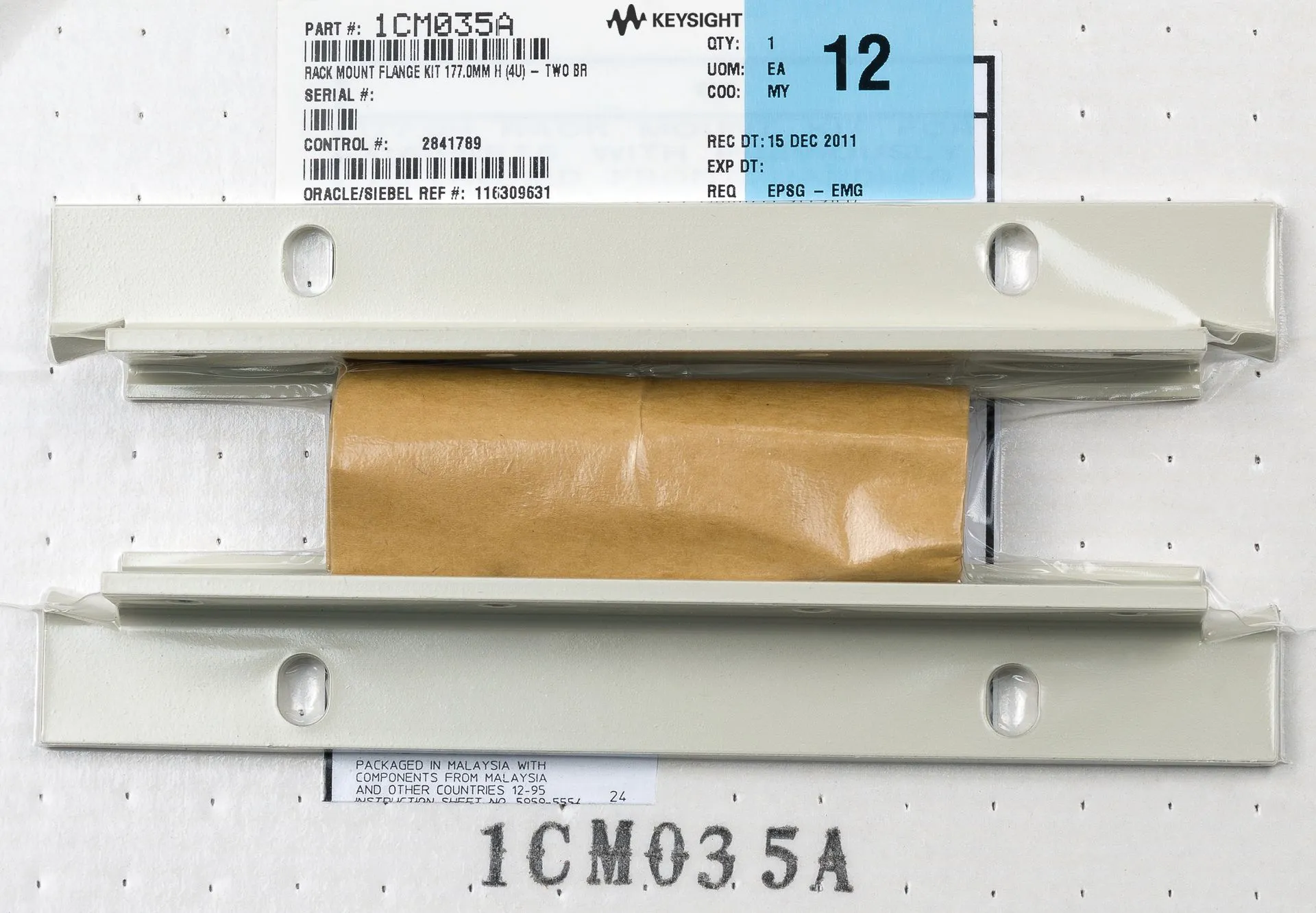Kit de Flange para Montagem em Rack Keysight 1CM035A 177,0 mm A (4U)