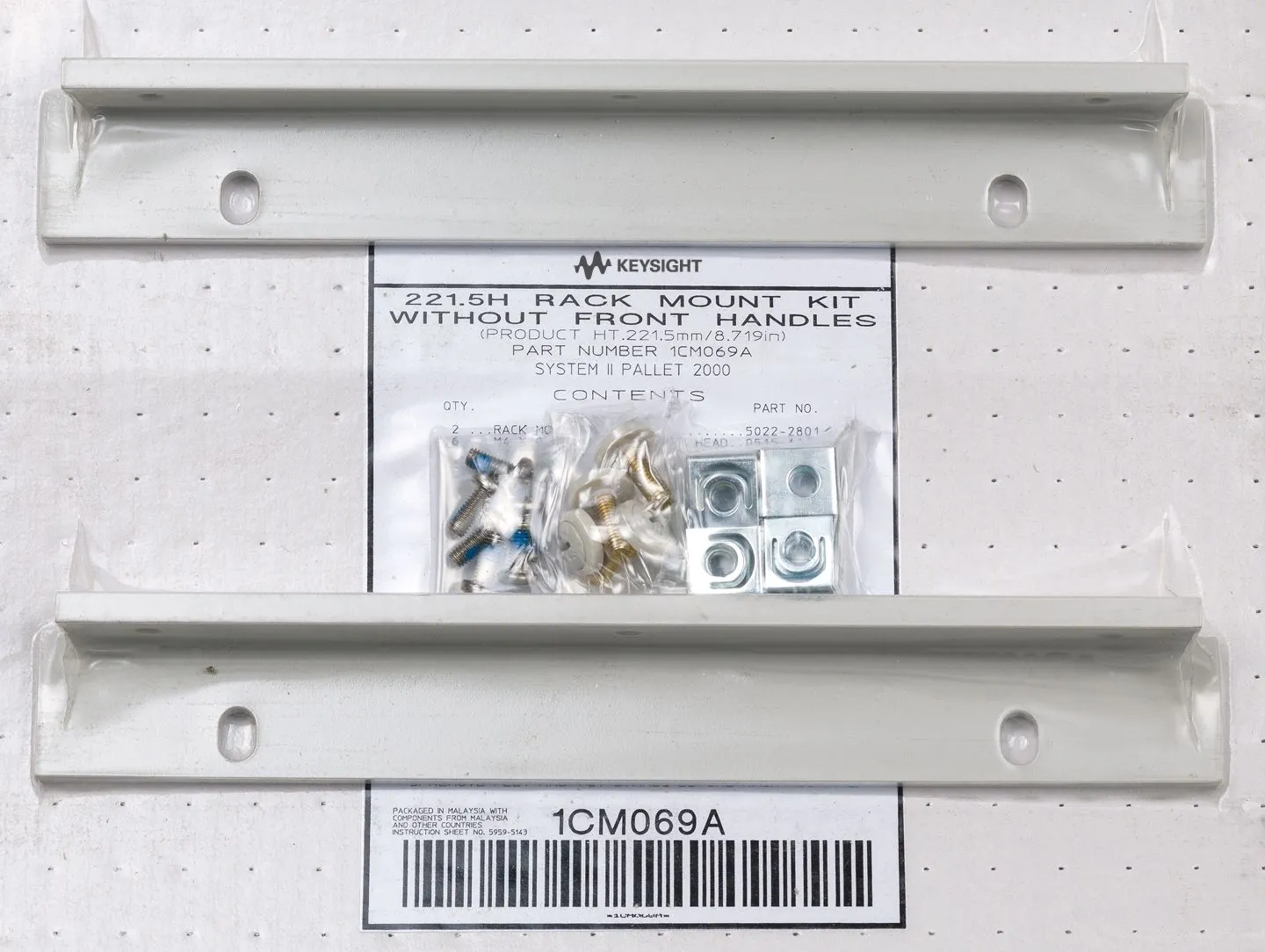 Kit de Flange de Montagem em Rack Keysight 1CM069A