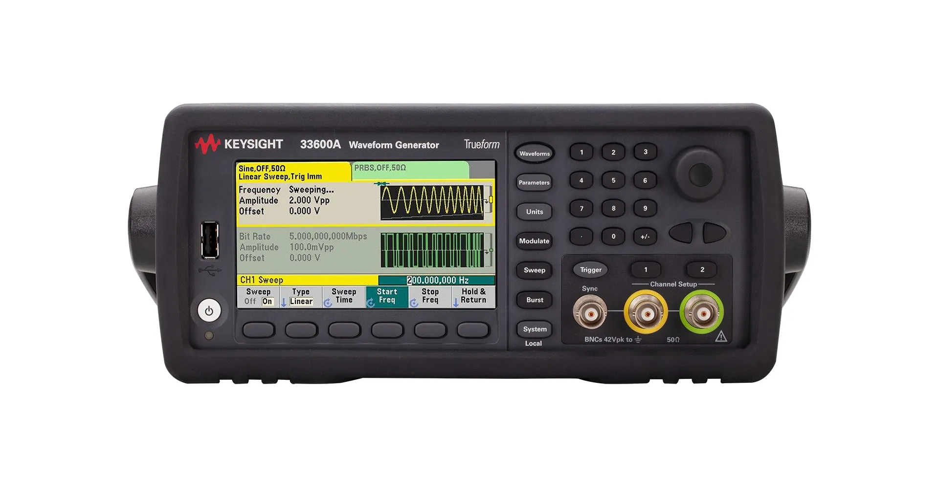 Gerador de Forma de Onda Keysight 33611A Trueform de Função/Arbitrária