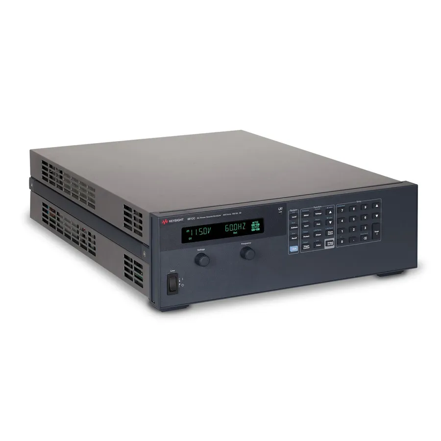 Fonte de Alimentação e Analisador AC Keysight 6812C, 750 VA
