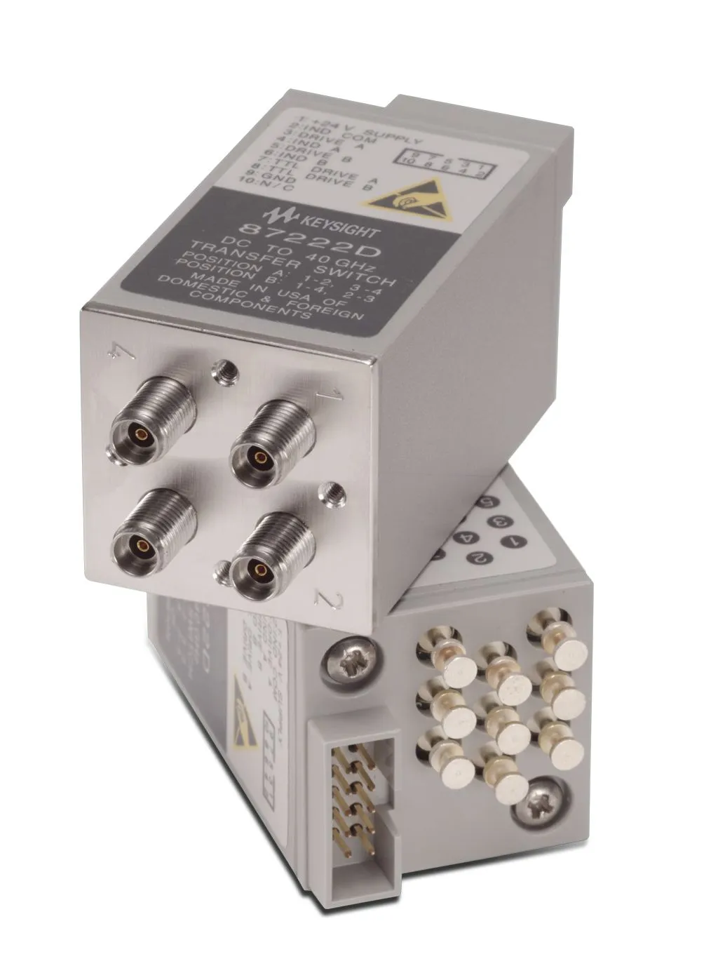 Keysight 87222D Chave de Transferência Coaxial