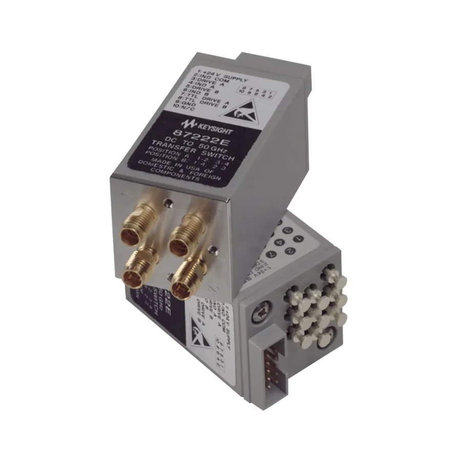 Keysight 87222E/100 Chave de Transferência Coaxial de 4 Portas