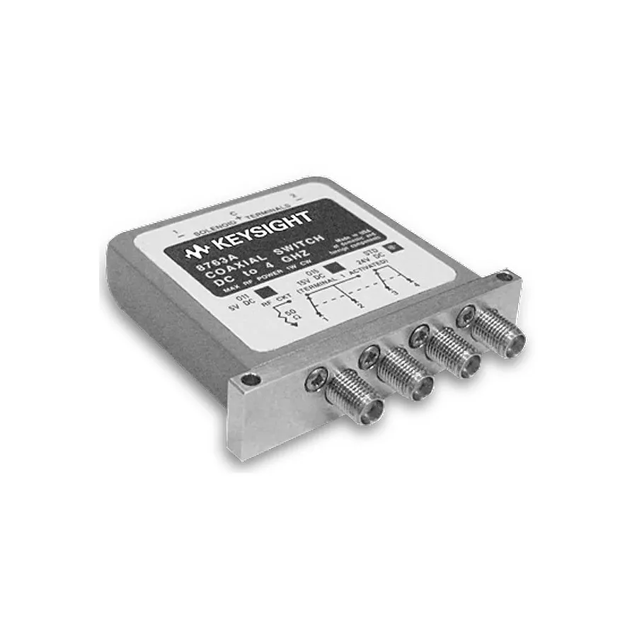 Interruptor Coaxial Keysight 8763A/T24
