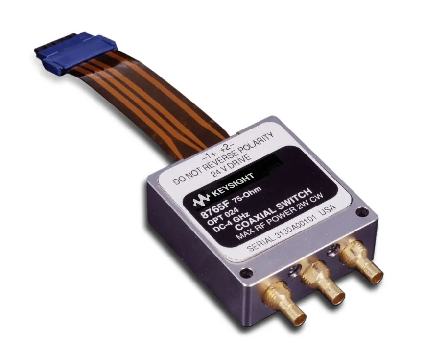 Comutador Coaxial de 75 Ohms Keysight 8765F