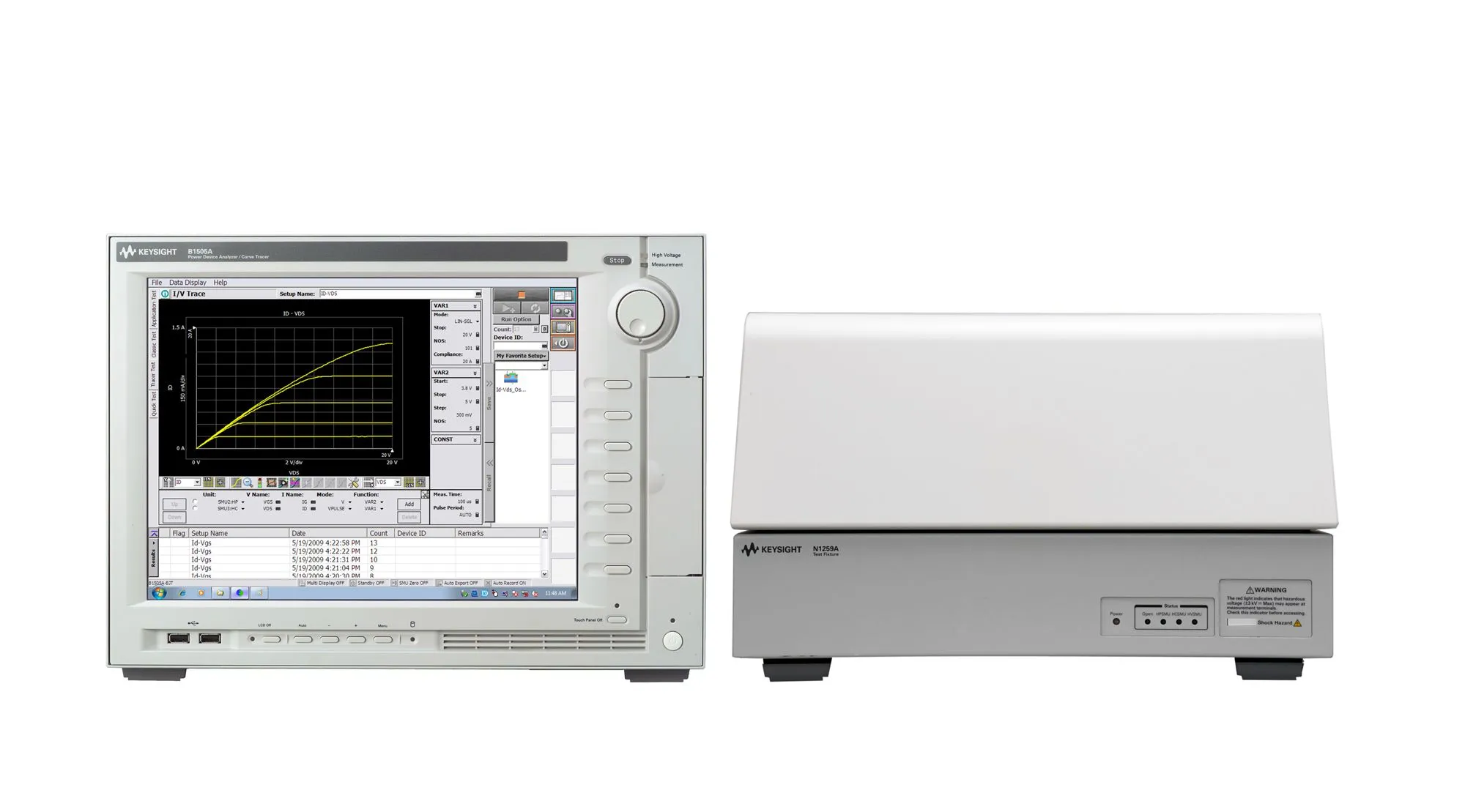 Analisador de Dispositivo de Potência Keysight B1505AP