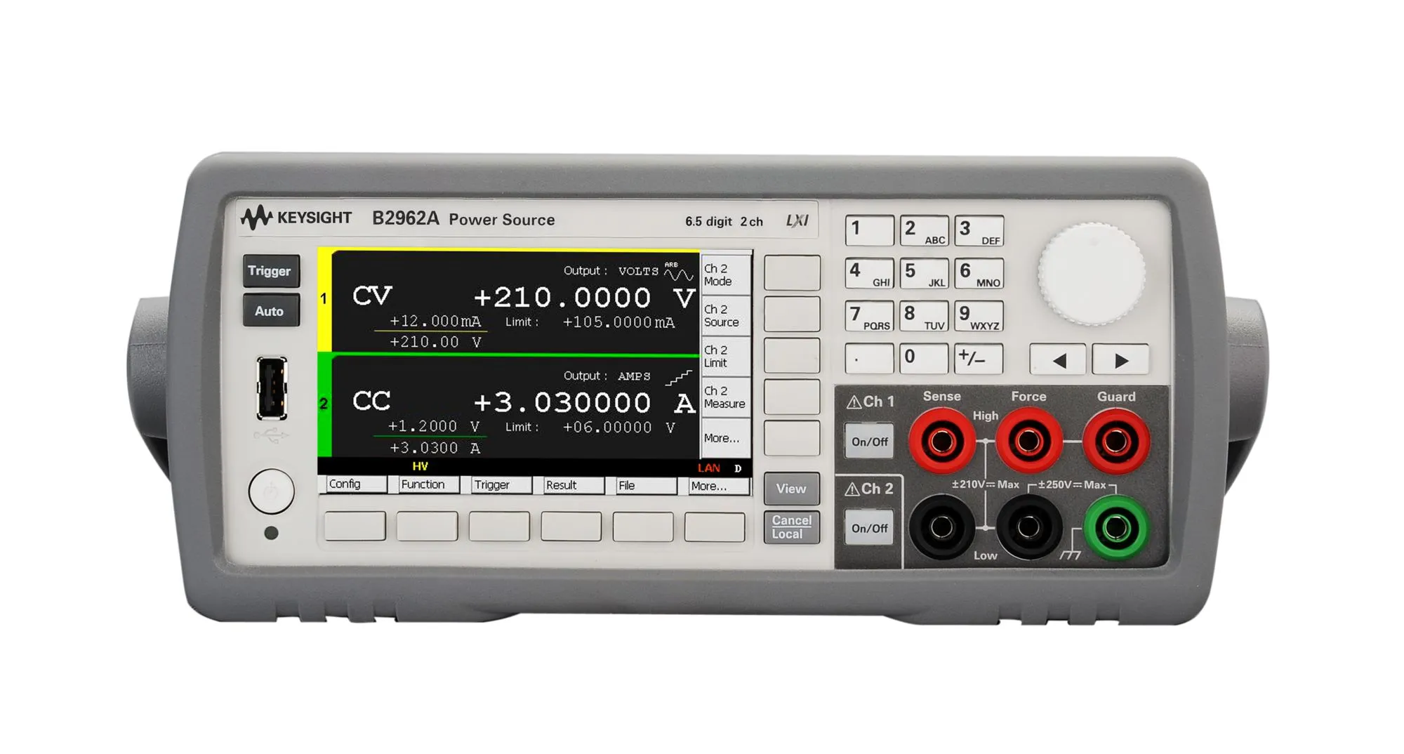 Fonte de Energia de Baixo Ruído Keysight B2962A de 6,5 Dígitos
