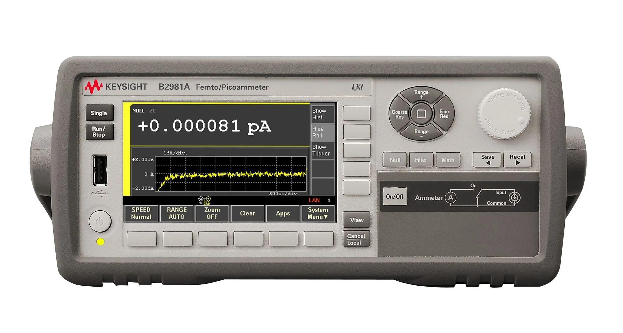 Picoamperímetro Keysight B2981A Femto/Pico